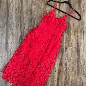 Red Lace Dress